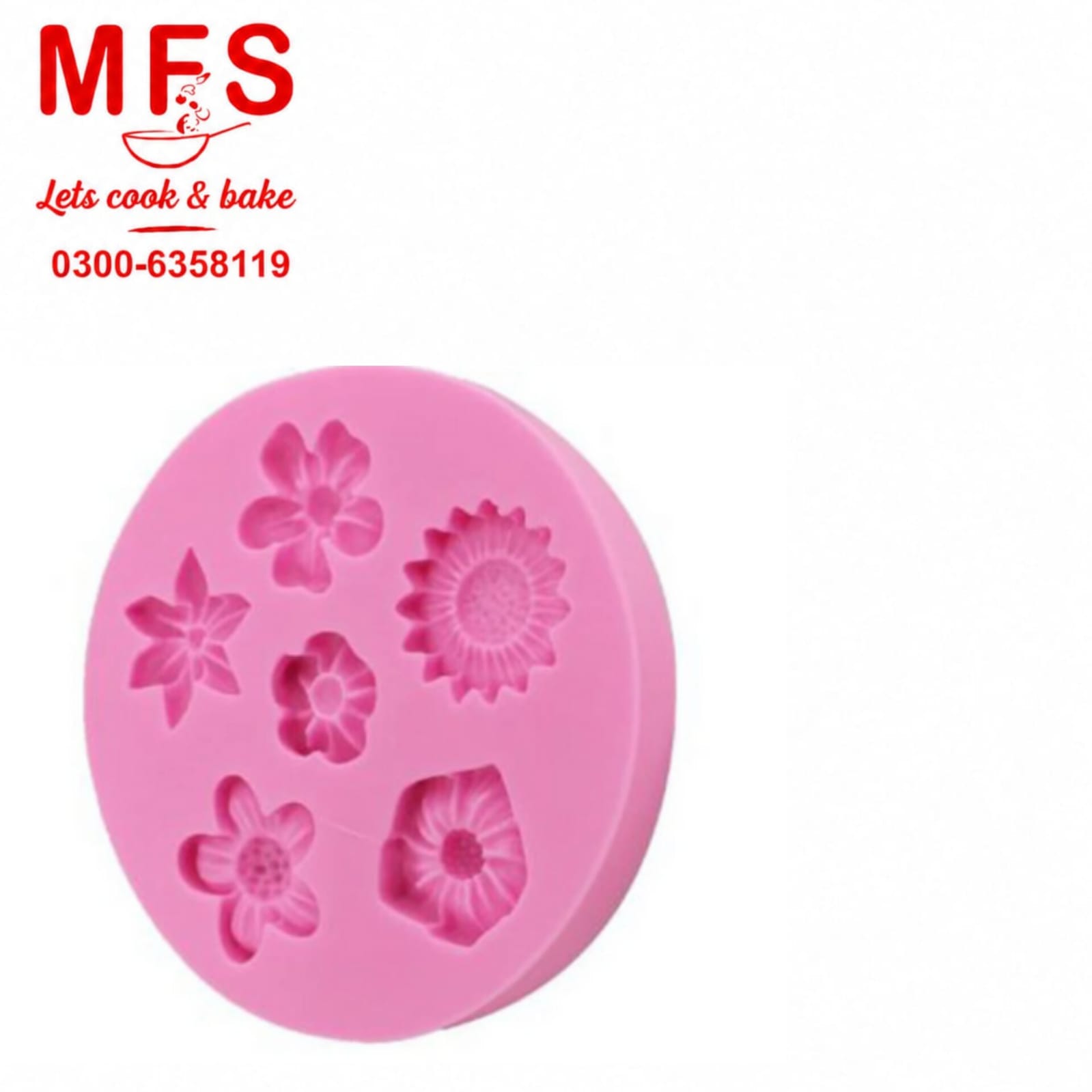 Flower Silicon Mold 6 Cavity