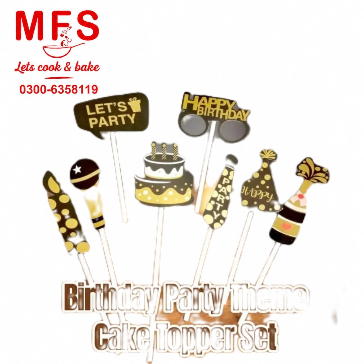 Forzen Birthday Cake Topper