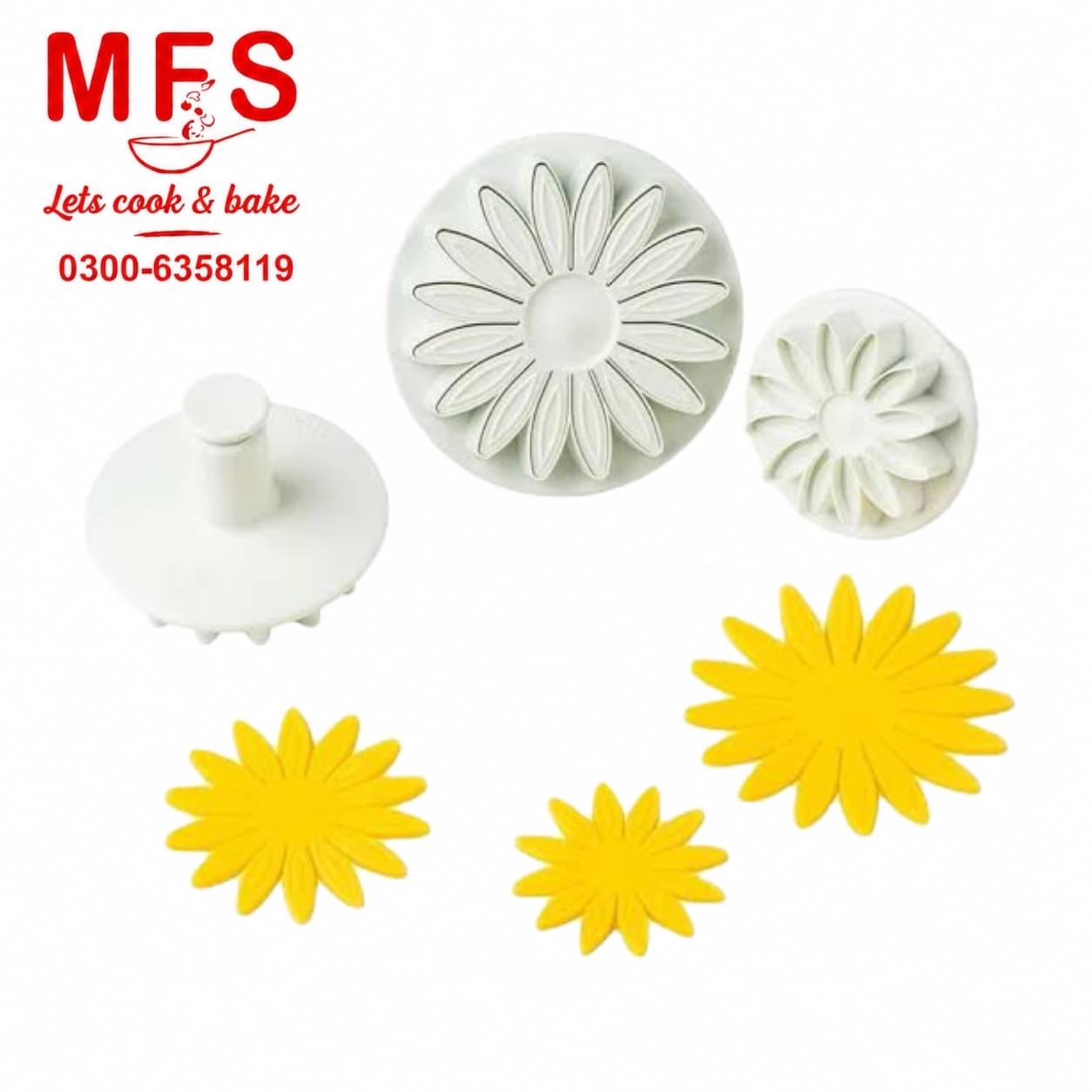 Sunflower Plunger 3pcs Set