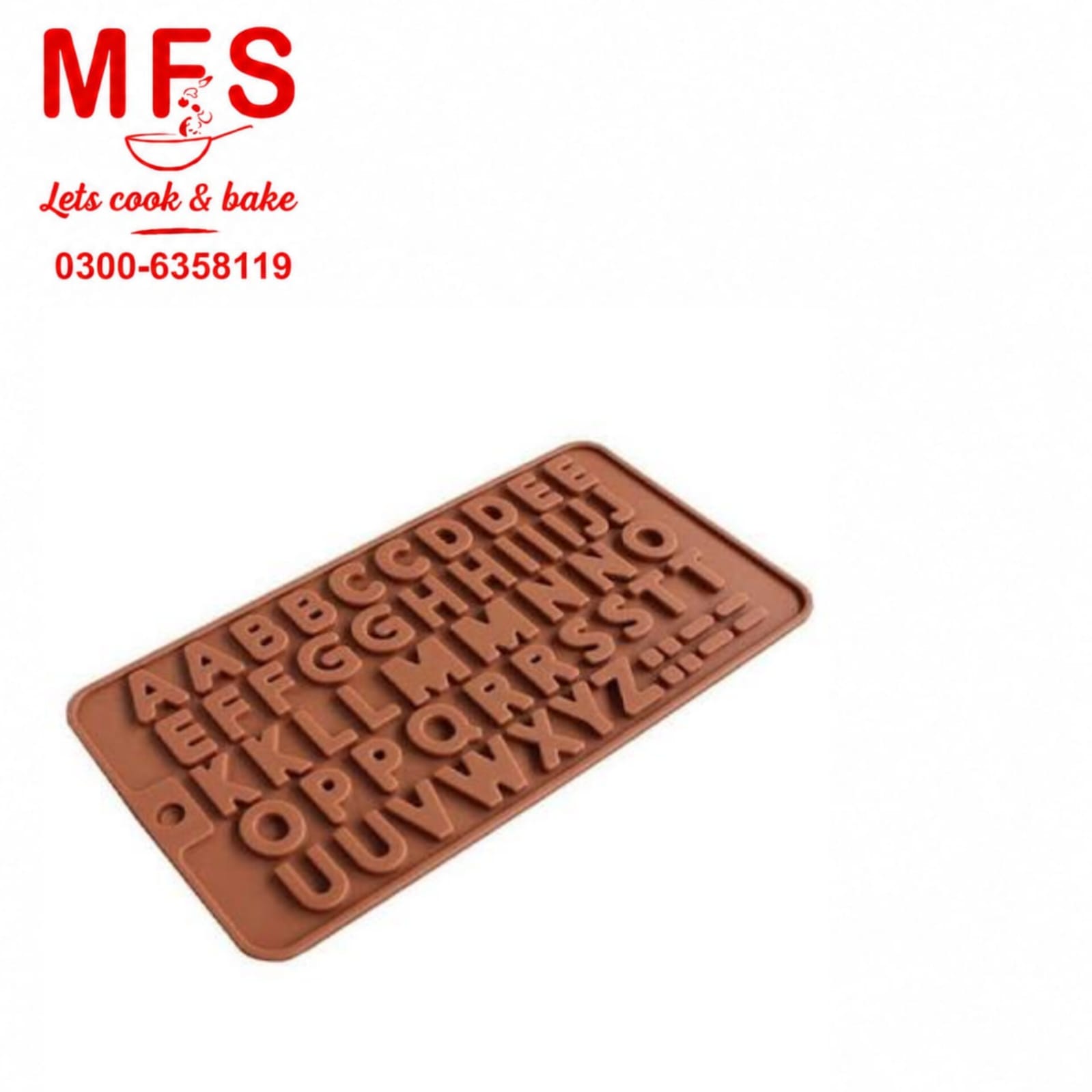 Alphabet Silicon Chocolate Mold