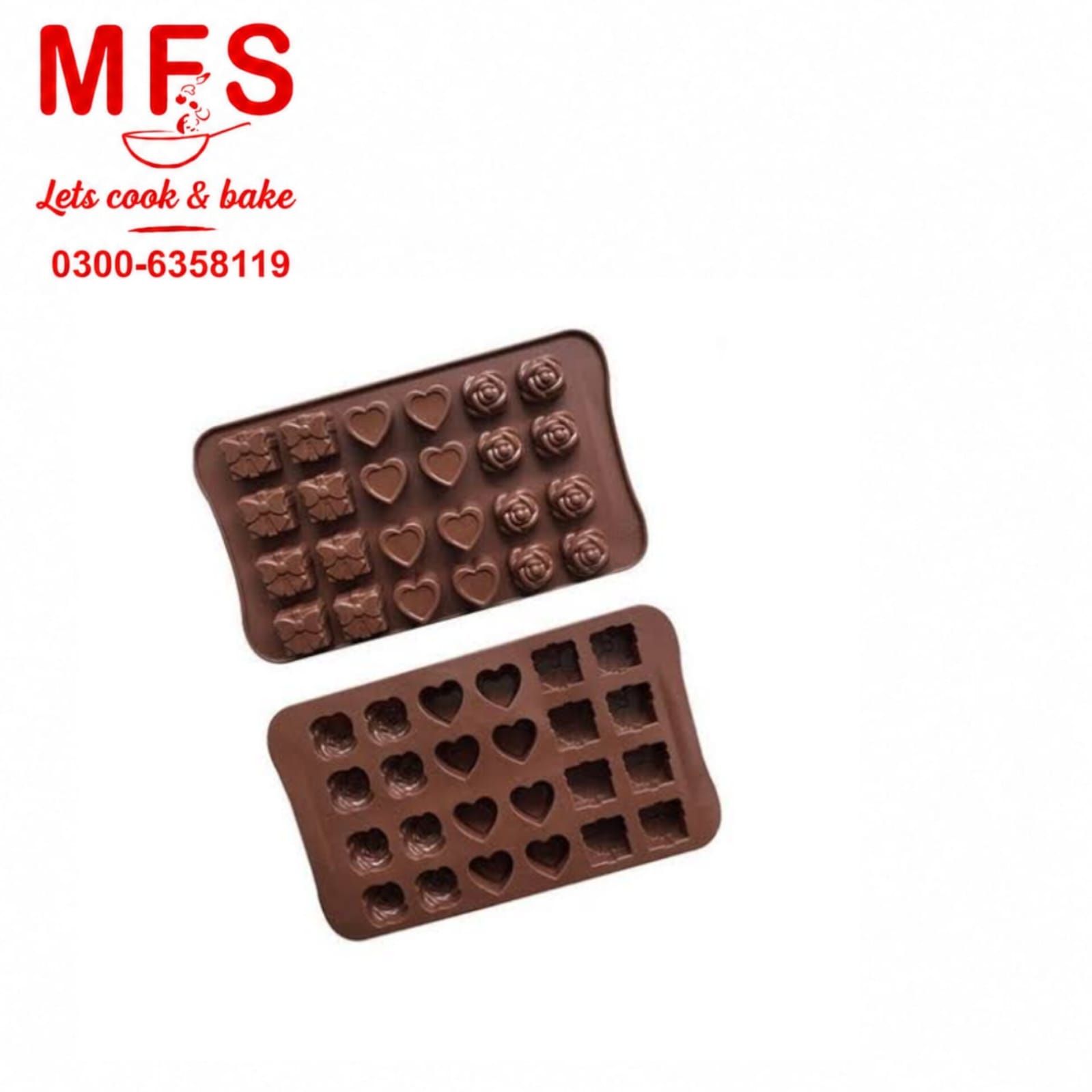 Heart,Rose,Bow Silicon Chocolate Mold