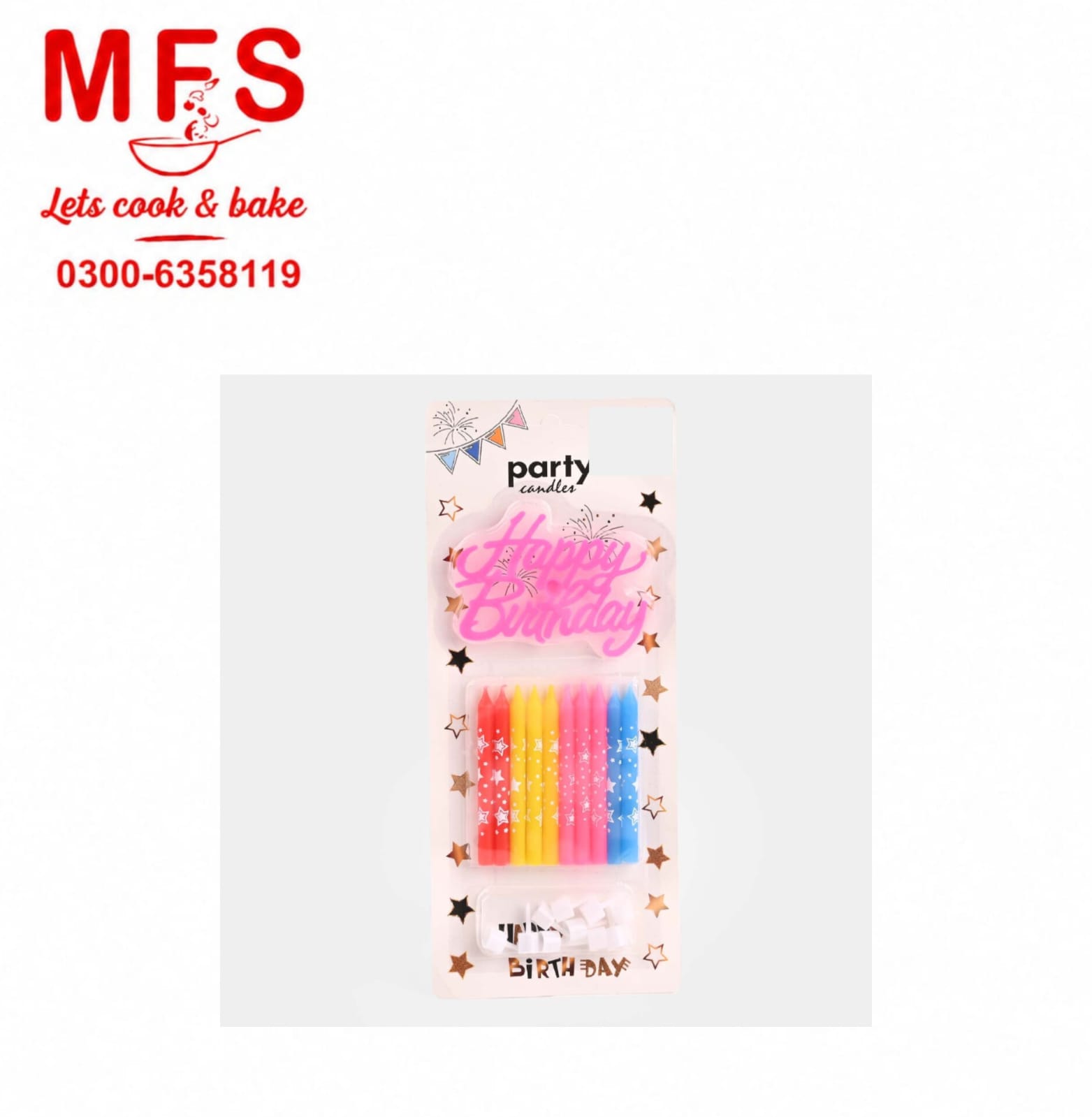 HAPPY BIRTHDAY CANDLE 12PCS