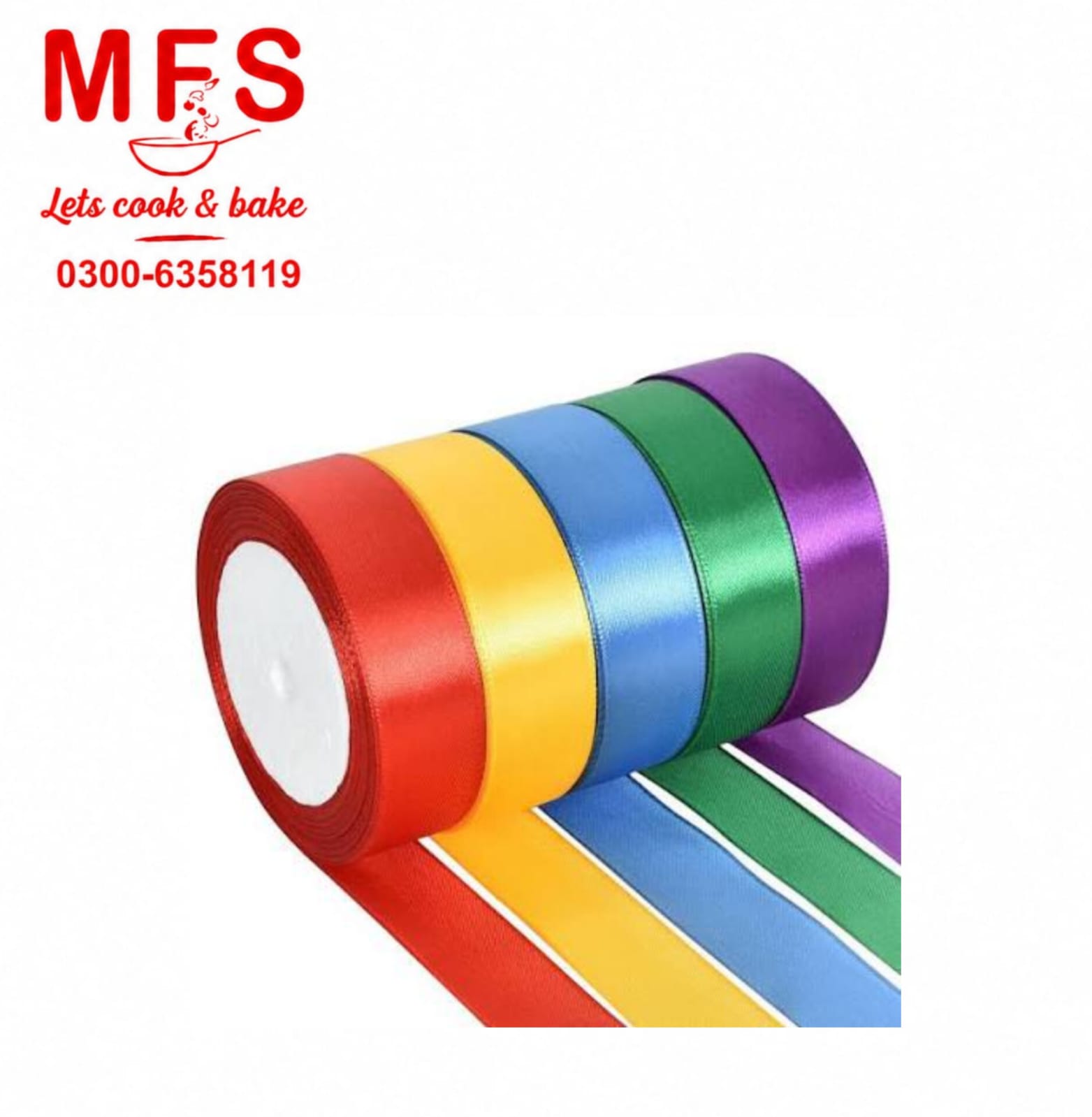 Ribbon Roll 1 Inch For Craft Gift Ribbon 1pc