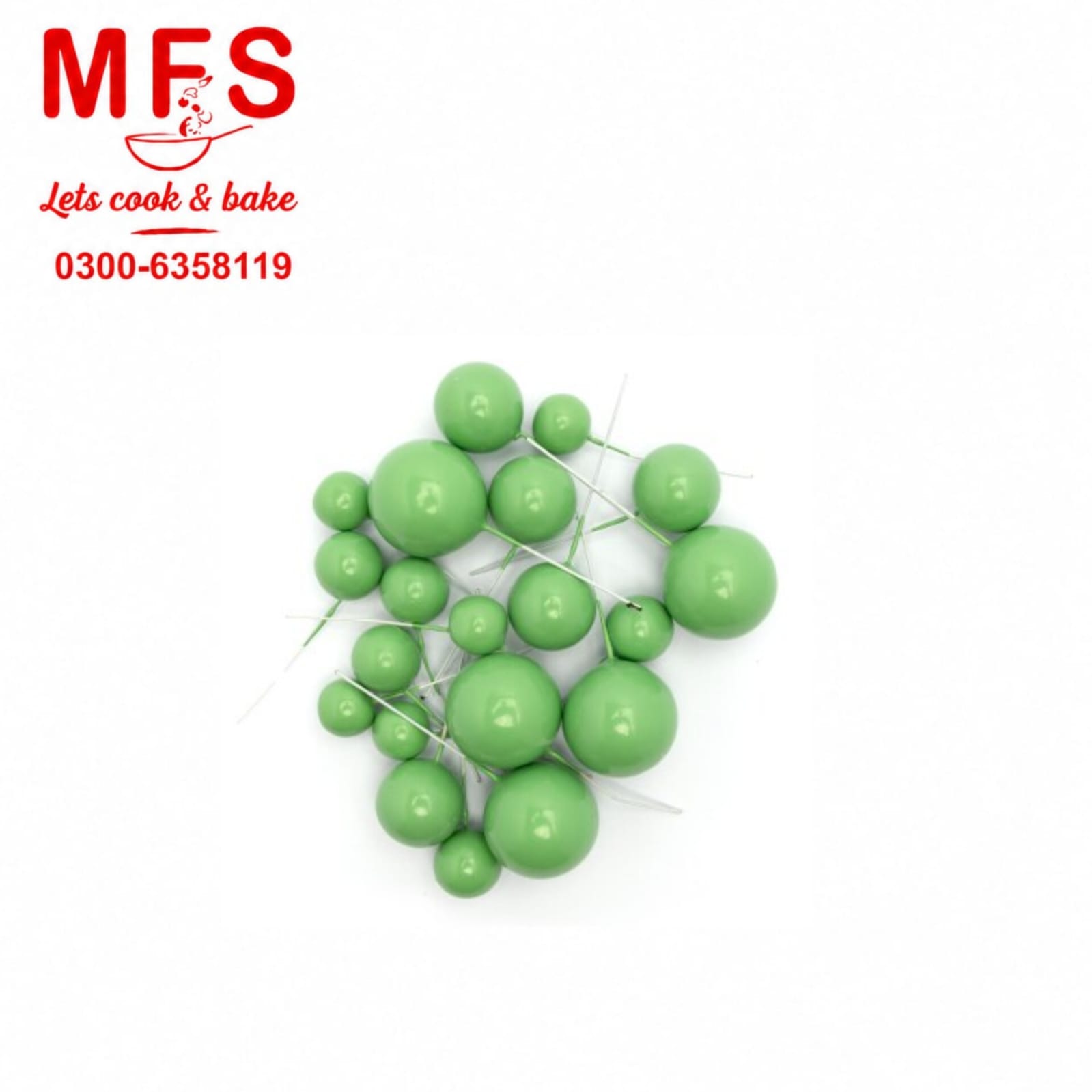 Foam Balls 20pcs Lght Green