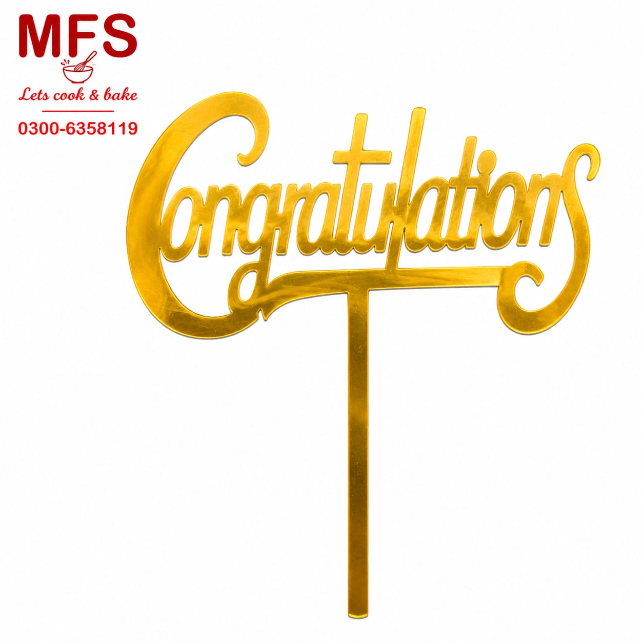 congratulations cake topper