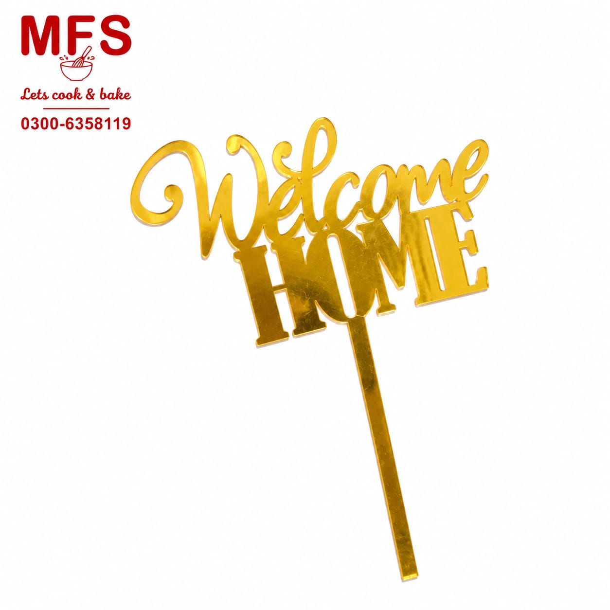 Welcome to Home Cake Topper