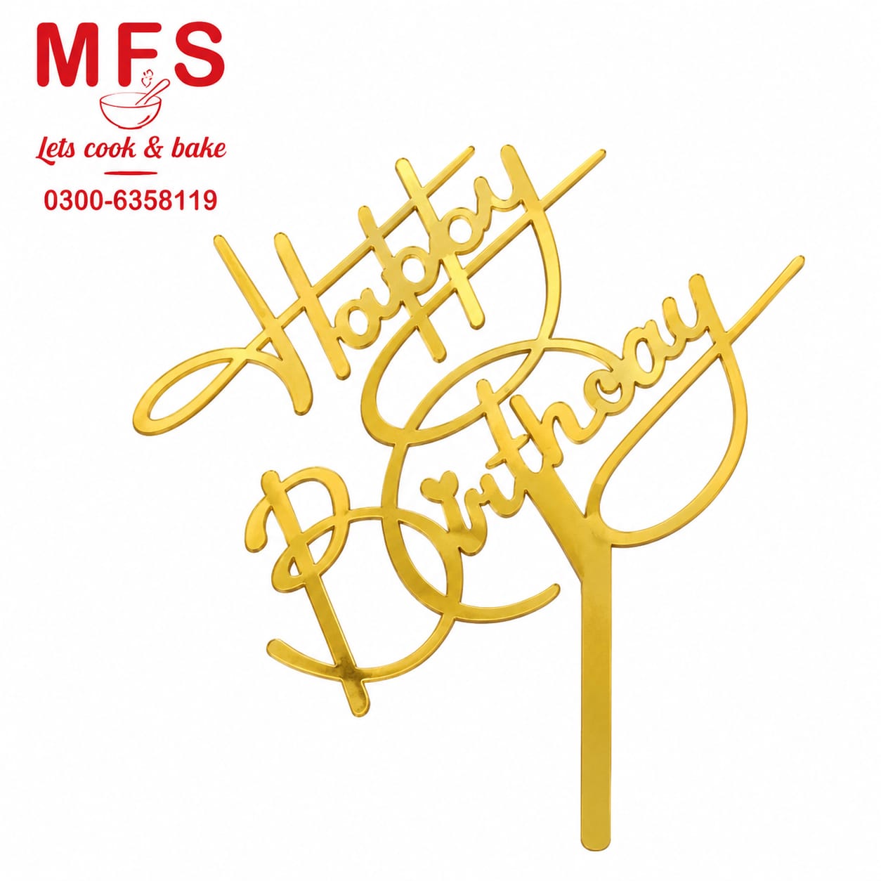 Happy birthday Cake  Topper