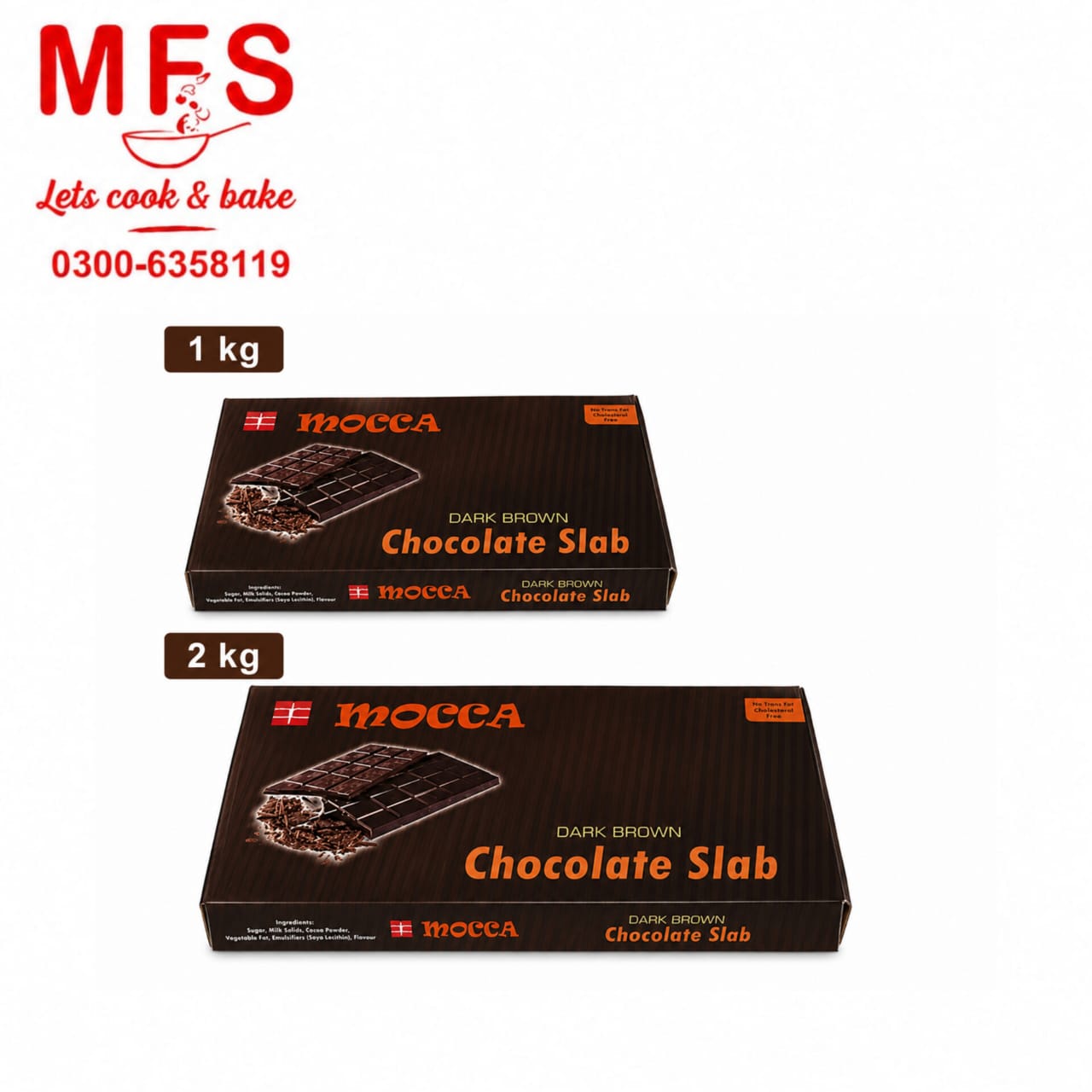Slab Mocca Dark Chocolate
