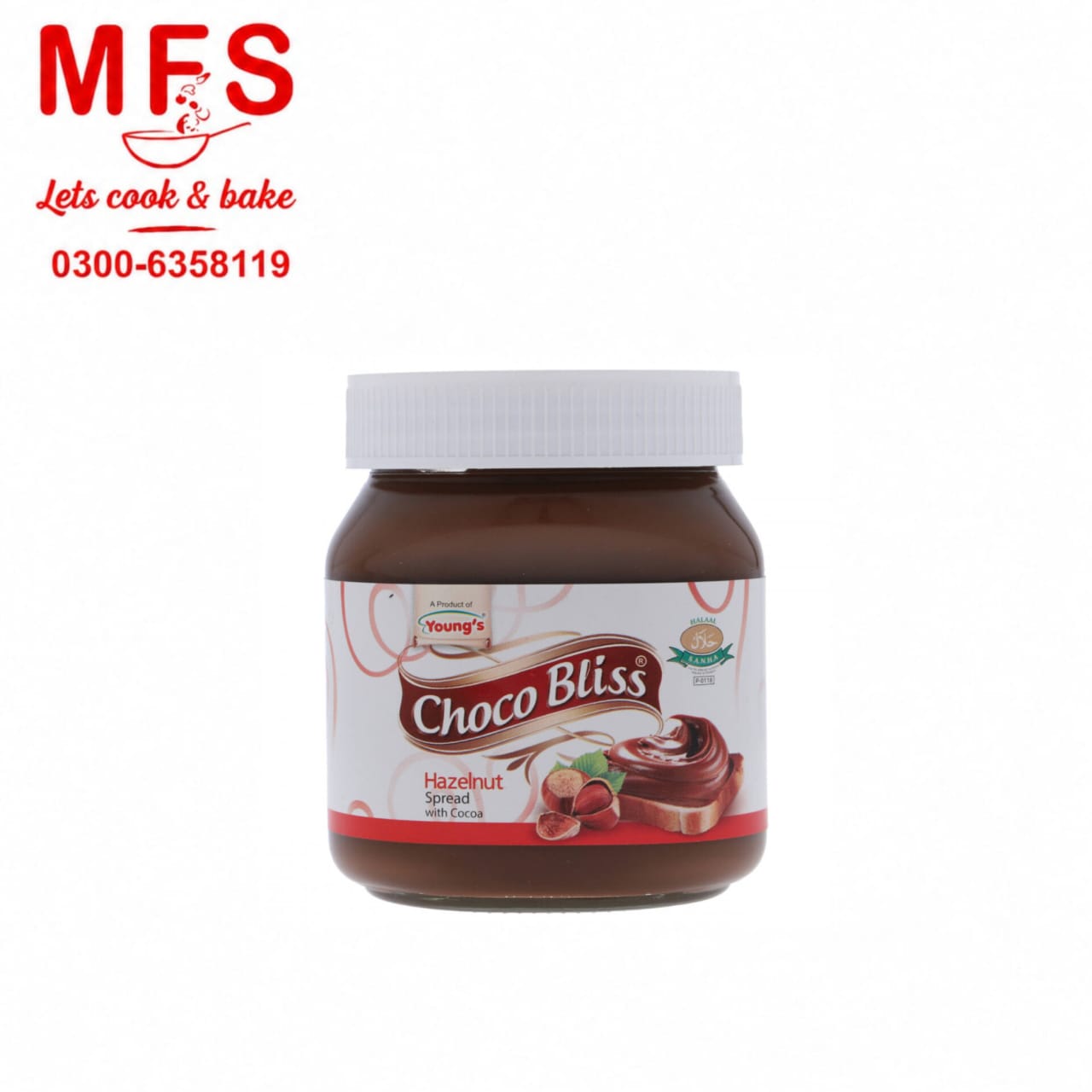 CHOCO BLISS Chocolate Hazelnut 350gm Youngs