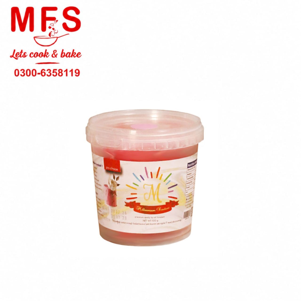 Millennium  RED  Fondant 500g