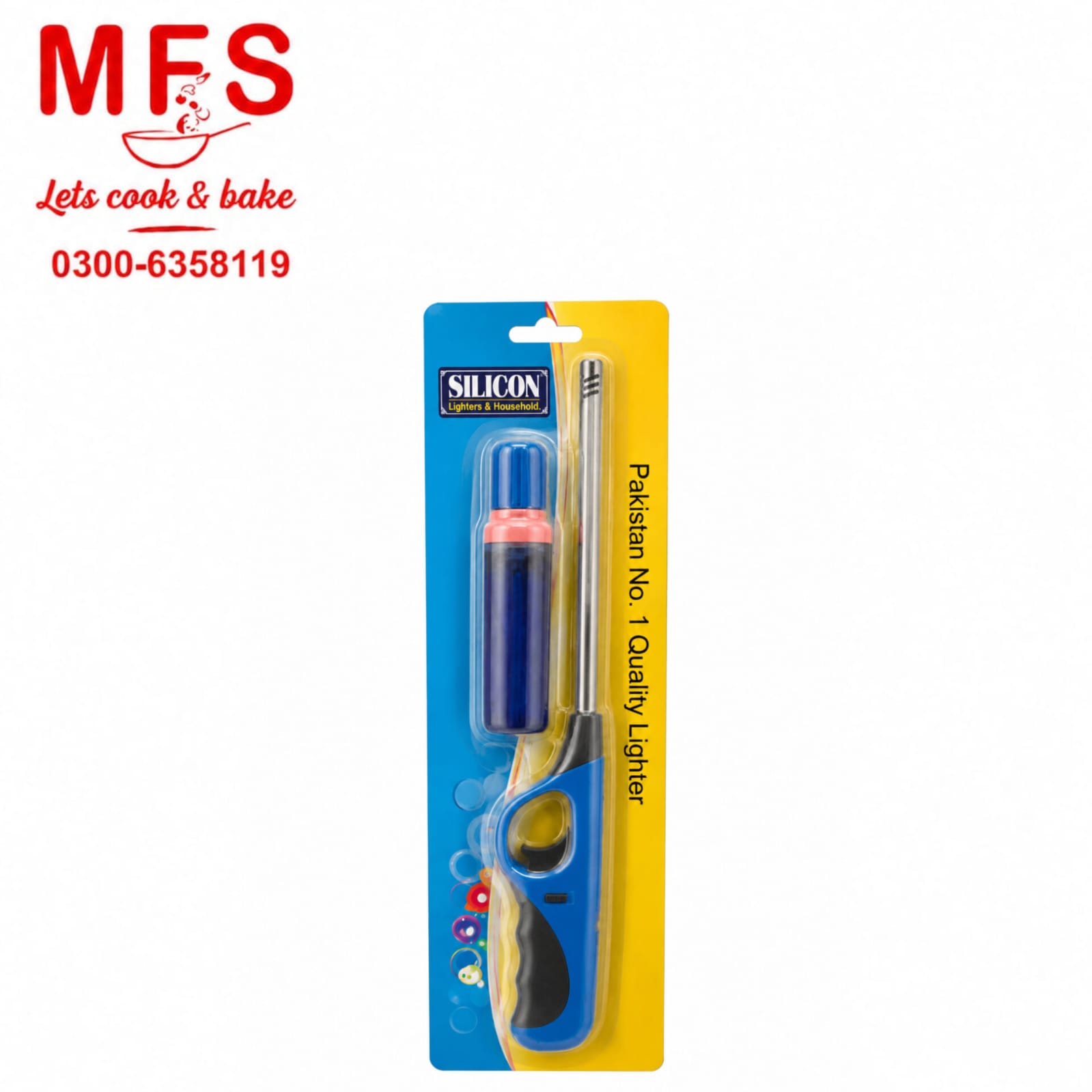 Gas Lighter With Extra Refill - 26Q-G