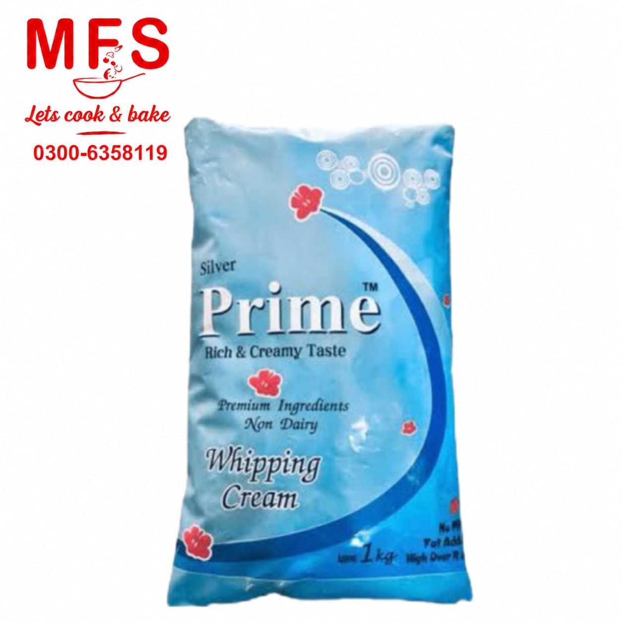 whipping cream 1kg Prime Milkyz Food