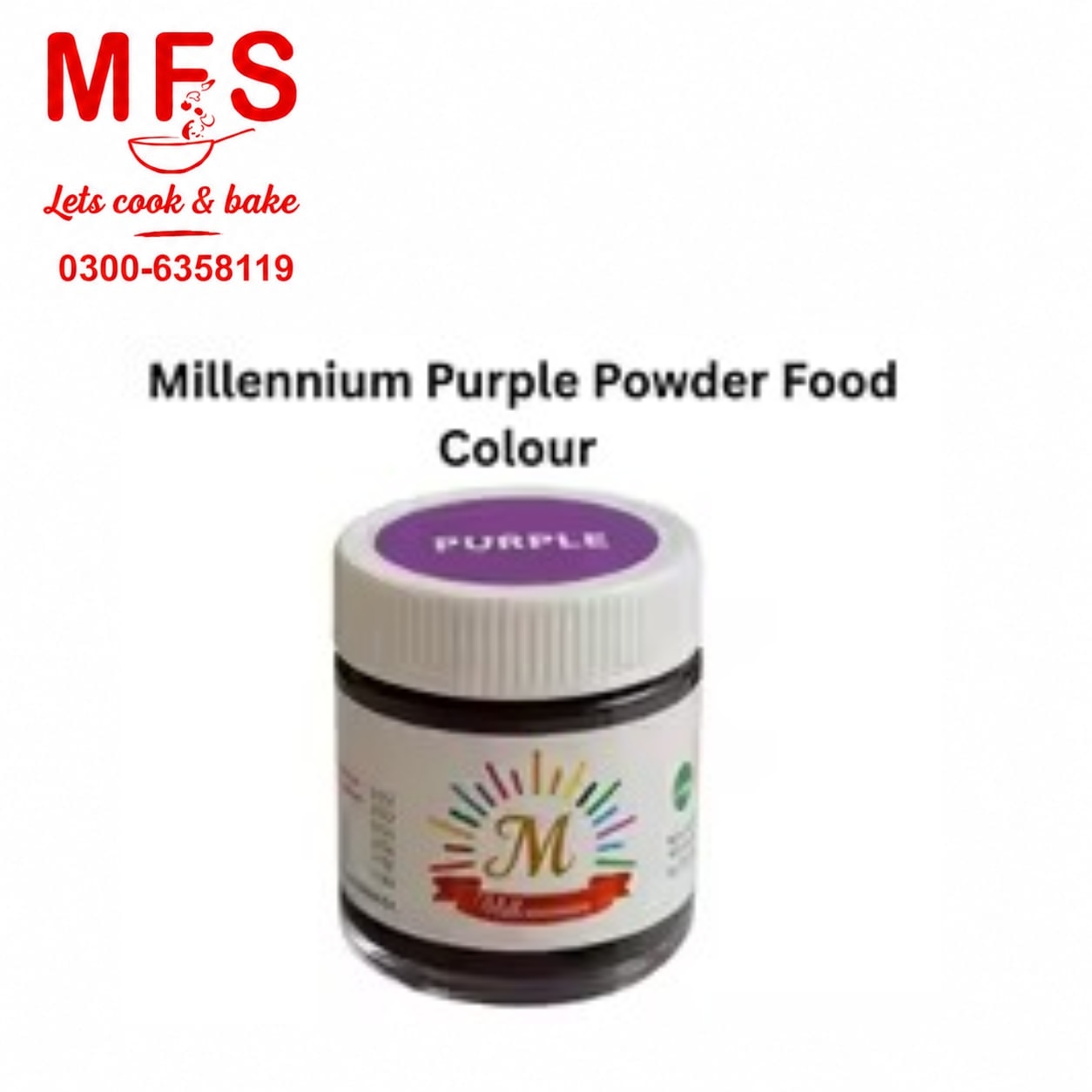 Millennium Purple   Powder Food Colour 15gm