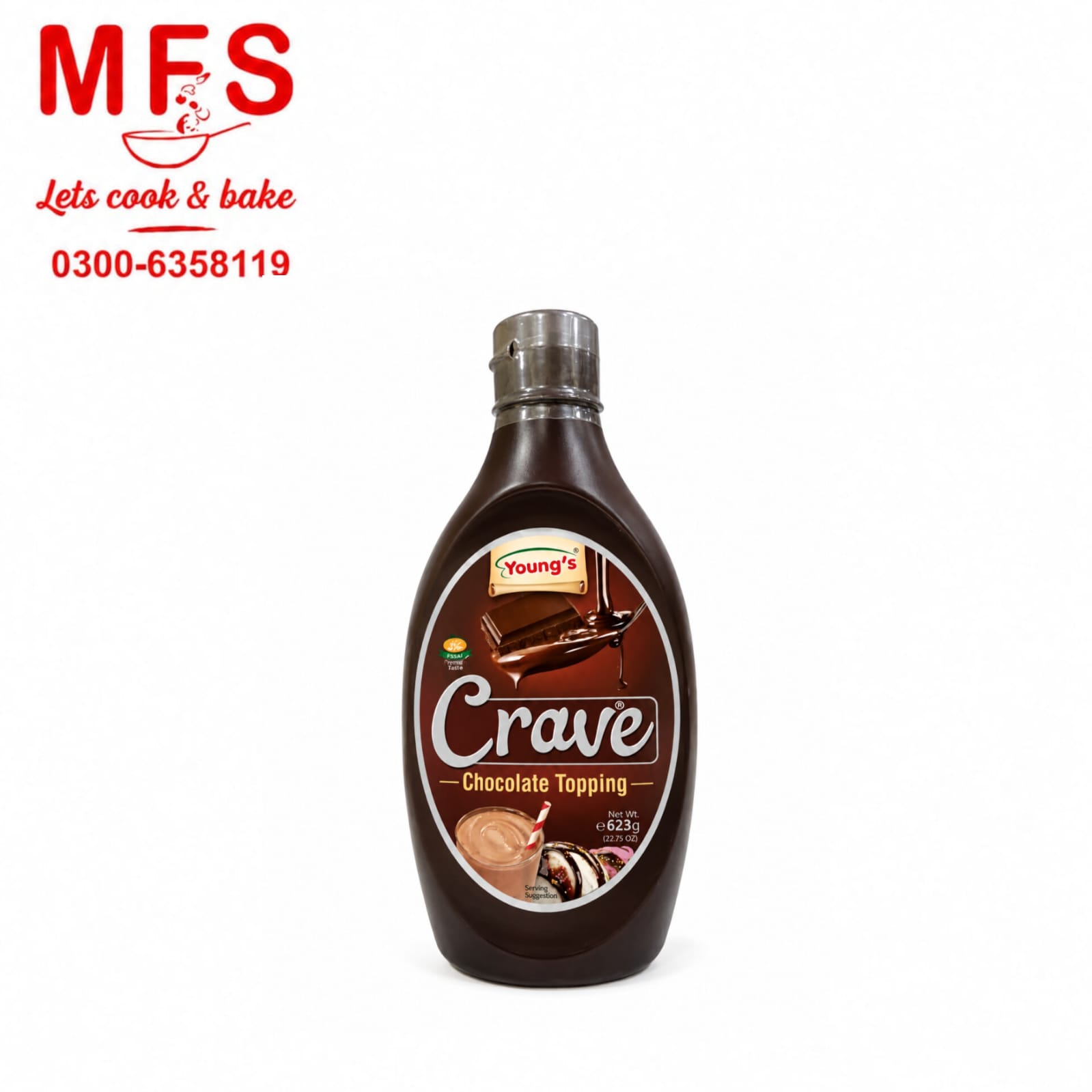 Young’s Crave Chocolate Topping 623gm