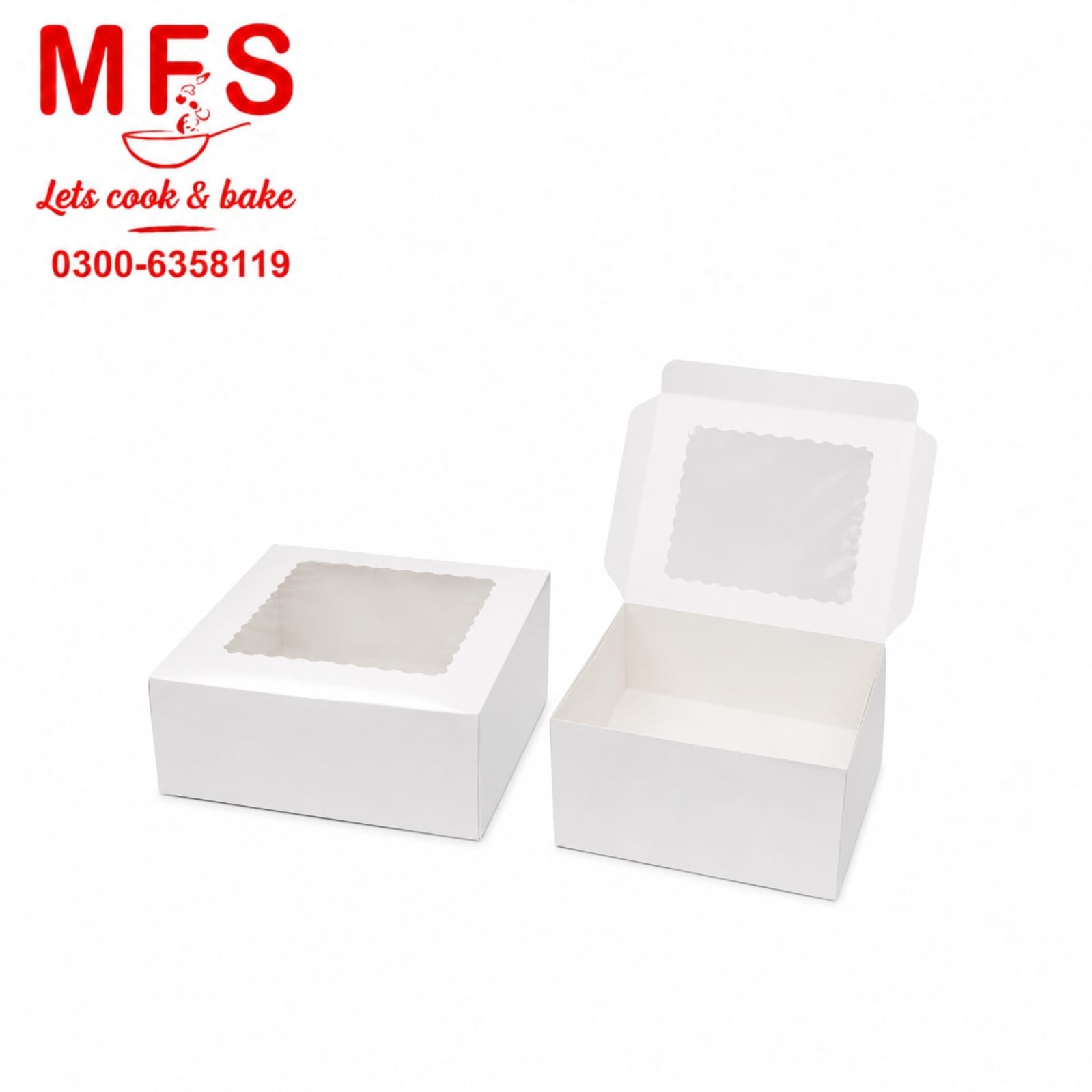 10*10*4 Window Cake Box