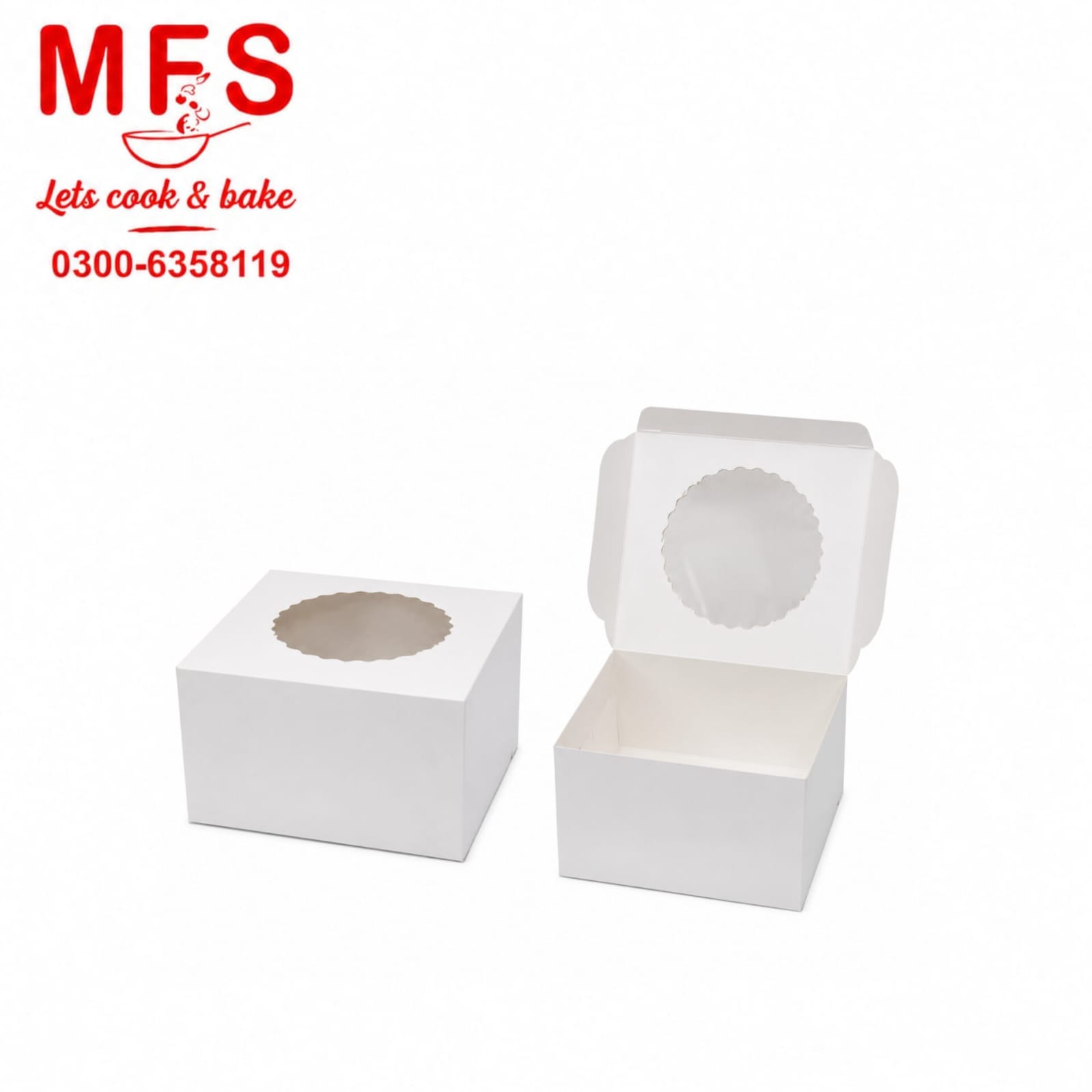 10*10*6  Window Cake Box
