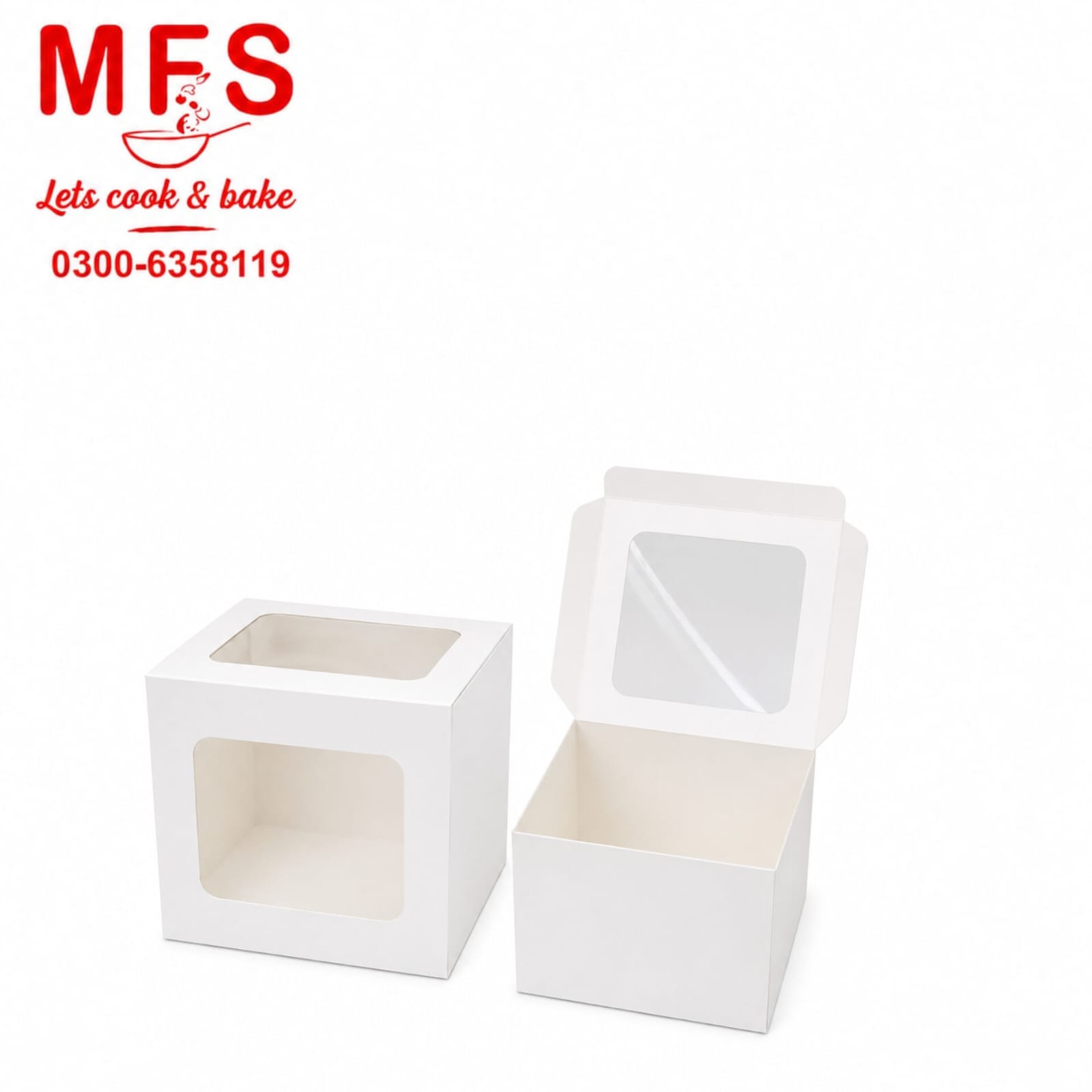12*12*12  Window Cake Box