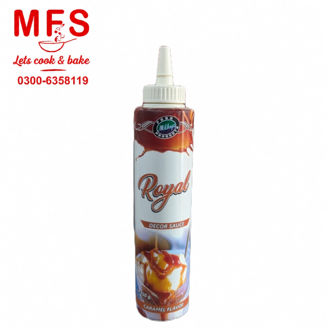 Milkyz Food Caramel Royal Decor Sauce (750g)