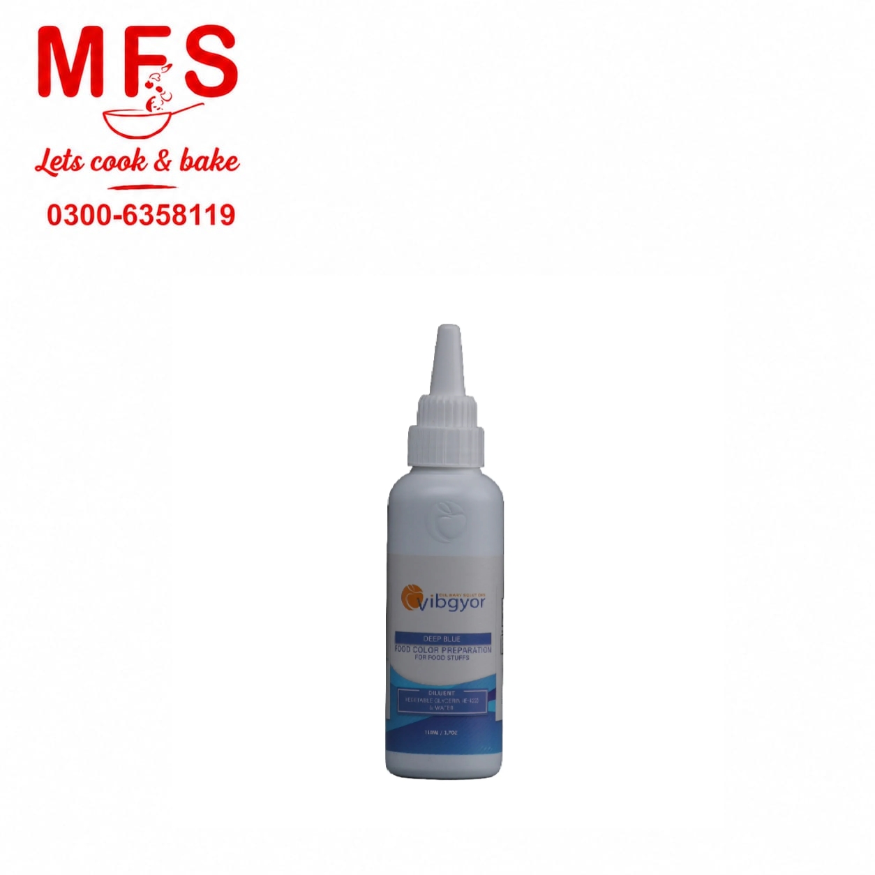 Deep Blue Food Color 110ml vibgyor