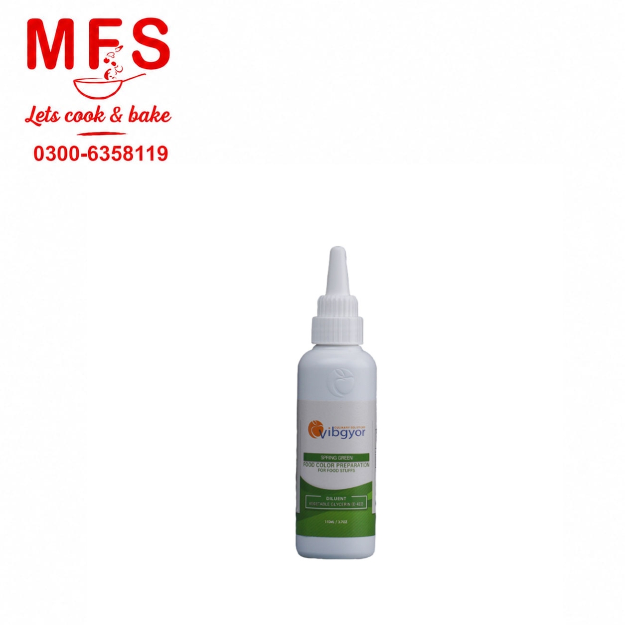 Green color 110ml Vibgyor