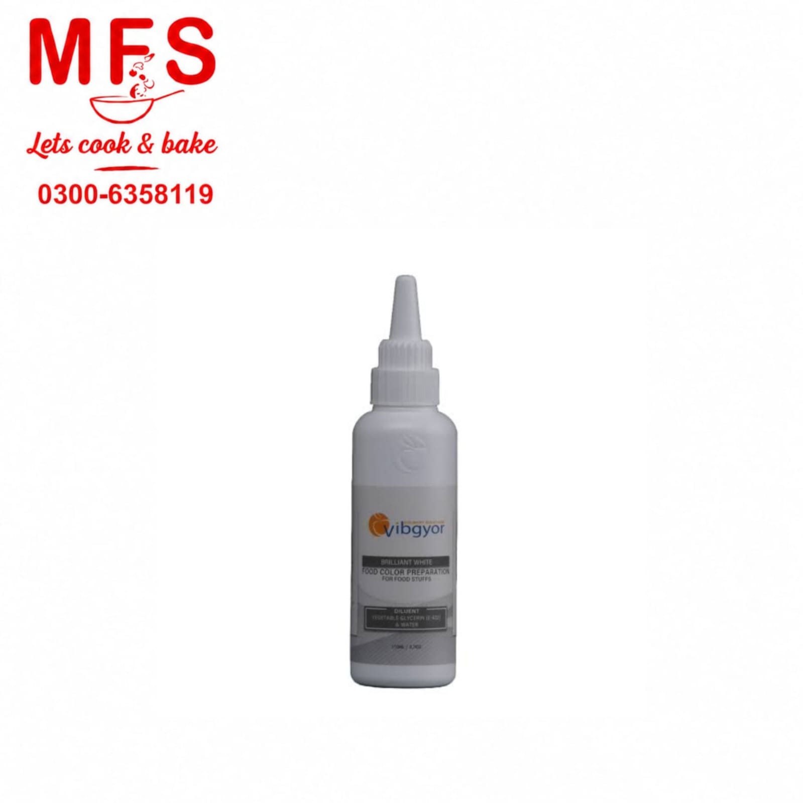 Gray Food  color 110ml vibgyor