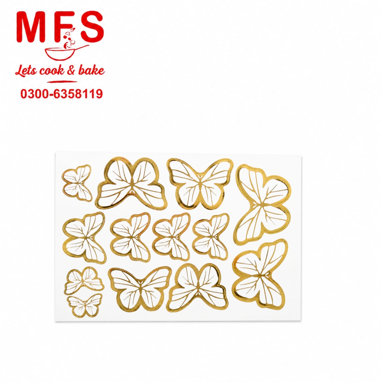white butterfly 13pcs set