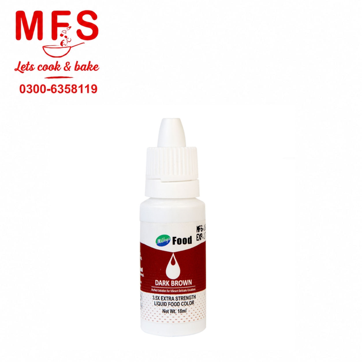 Milkyz Food Color Brown 18ml