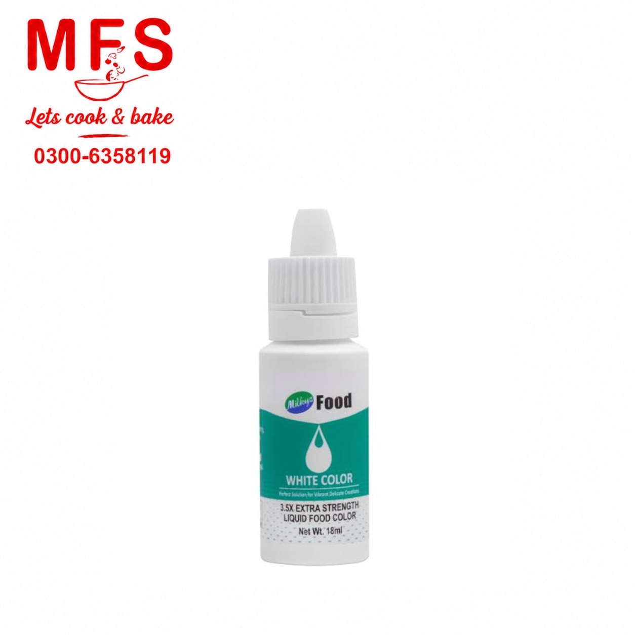 Milkyz Food White Color 18ml