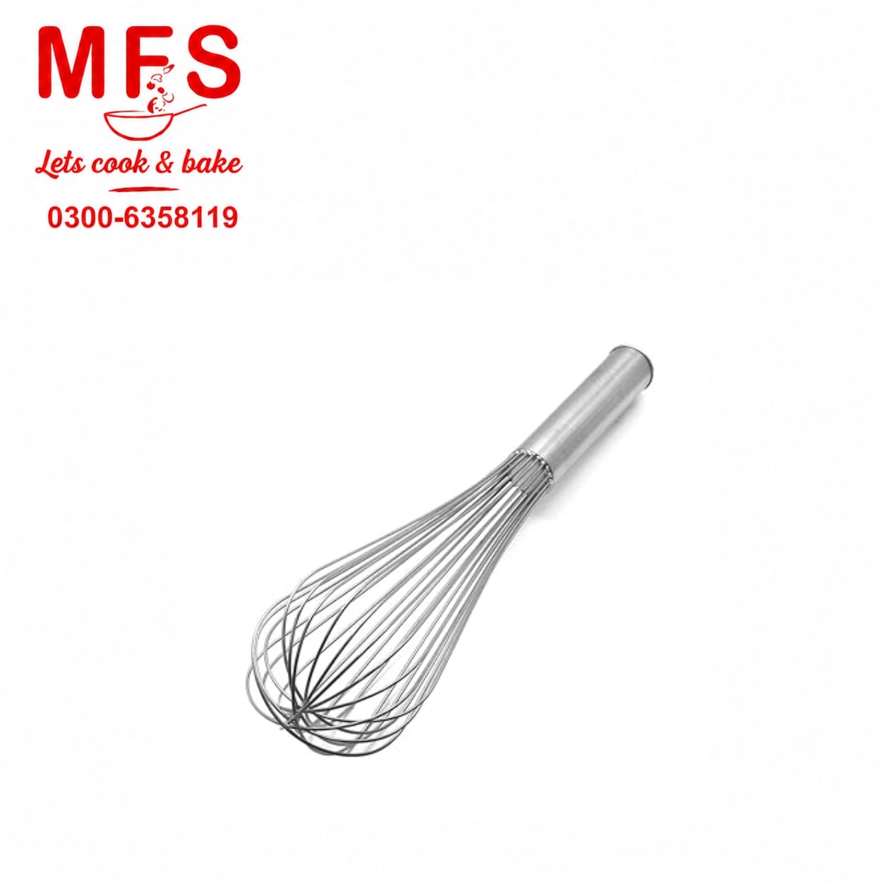Hand Whisk 14mm stainless steel