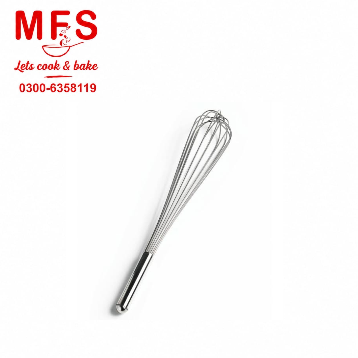 Hand Whisk 24mm stainless steel