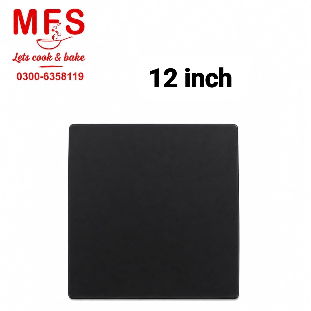 12*12 Base square Black